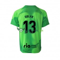 Atlético Madrid Jan Oblak 13 Brankářské Domácí Dres 2022-2023 Krátký rukáv Muže Fotbalové Dresy