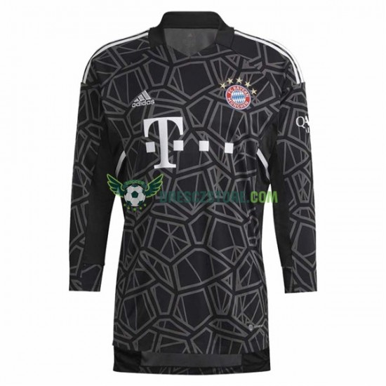 FC Bayern Mnichov Brankářské Venkovní Dres 2022-2023 Dlouhý rukáv Muže Fotbalové Dresy