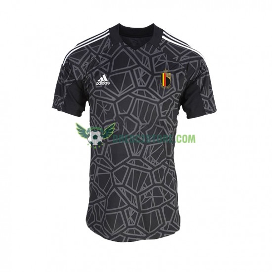 Belgie Brankářské Domácí Dres MS ve fotbale 2022 Krátký rukáv Muže Fotbalové Dresy