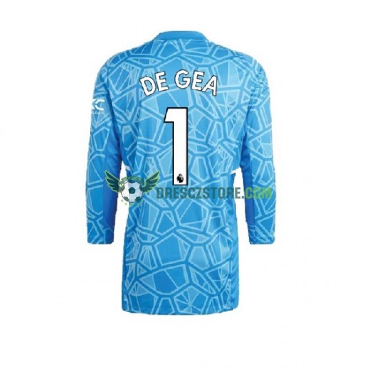 Manchester United DE GEA 1 Brankářské Domácí Dres 2022-2023 Dlouhý rukáv Muže Fotbalové Dresy
