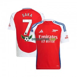 Arsenal Bukayo Saka 7 Domácí Dres 2024-2025 Krátký rukáv Muže Fotbalové Dresy