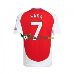 Arsenal Bukayo Saka 7 Domácí Dres 2024-2025 Krátký rukáv Muže Fotbalové Dresy