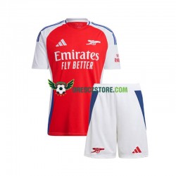Arsenal Domácí Dres 2024-2025 Krátký rukáv Děti Fotbalové Dresy