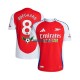 Arsenal Martin Odegaard 8 Domácí Dres 2024-2025 Krátký rukáv Muže Fotbalové Dresy