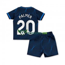 Chelsea Cole Palmer 20 Venkovní Dres 2023-2024 Krátký rukáv Děti Fotbalové Dresy