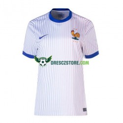 Francie Venkovní Dres Euro 2024 Krátký rukáv Ženy Fotbalové Dresy