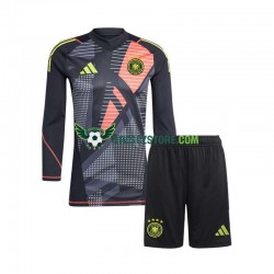 Německo Brankářské Domácí Dres Euro 2024 Dlouhý rukáv Děti Fotbalové Dresy