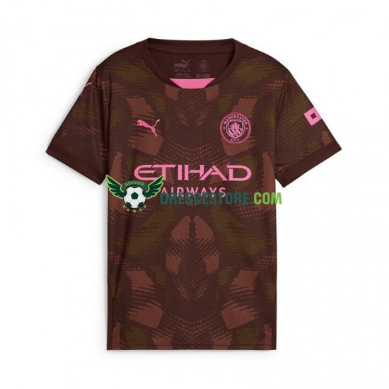 Manchester City Brankářské Domácí Dres 2024-2025 Krátký rukáv Muže Fotbalové Dresy