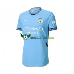 Manchester City Domácí Dres 2024-2025 Krátký rukáv Muže Fotbalové Dresy