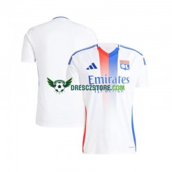 Olympique Lyonnais Domácí Dres 2024-2025 Krátký rukáv Muže Fotbalové Dresy