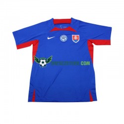 Slovensko Domácí Dres Euro 2024 Krátký rukáv Muže Fotbalové Dresy